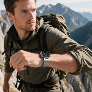 Tech-Protect MILANO VANGUARD APPLE WATCH 8 / 9 / 10 / 11 / SE / ULTRA (44 / 45 / 46 / 49 MM) TITANINIS - Image 6