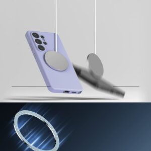 Ringke Silicone Magnetic MagSafe Samsung Galaxy S26 Ultra Lavender - Image 6