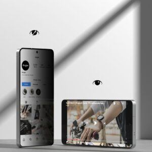 Apsauginis stiklas su privatumo filtru Ringke Easy Slide 2-Pack Samsung Galaxy S26 Ultra - Image 6