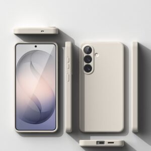 Ringke Silicone Magnetic MagSafe Samsung Galaxy S26 Stone - Image 6