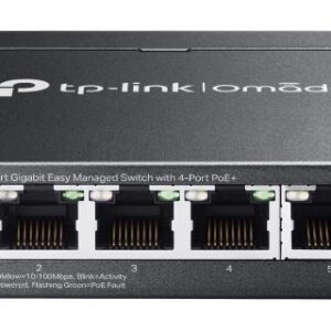 Switch|TP-LINK|ES205G|Switch type Managed|5xRJ-45 ports|RJ-45 Ports Type Gigabit Ethernet (10/100/1000)|ES205G