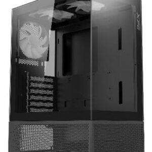 Kompiuterio korpusas|ADATA|INVADER X MINI|MidiTower|Kompiuterio korpusas product features Transparent panel|ATX|MicroATX|MiniITX|Colour Black|INVADERXMINIMT-BKCWW