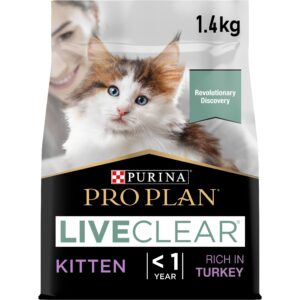 PURINA PRO PLAN LIVECLEAR KITTEN Bogata w Indyka 1,4kg