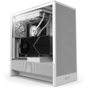 Kompiuterio korpusas|NZXT|H5 Flow|MidiTower|Kompiuterio korpusas product features Transparent panel|Not included|ATX|EATX|MicroATX|MiniITX|Colour White|CC-H52FW-01
