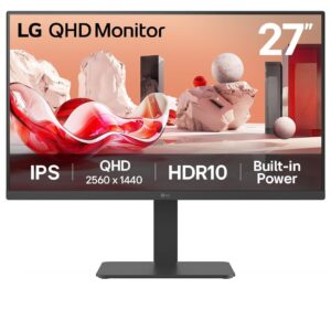 LCD Monitor|LG|27BA45QB-B|27"|Panel IPS|2560x1440|16:9|100Hz|Matte|Speakers|Swivel|Pivot|Height adjustable|Tilt|Colour Black|27BA45QB-B