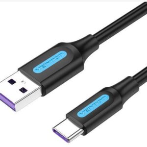 CABLE USB-C TO USB2.0/1.5M BLACK CORBG VENTION