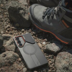 Tech-Protect Kevlar Aura MagSafe Samsung Galaxy S26 juodos spalvos/oranžinės spalvos - Image 7