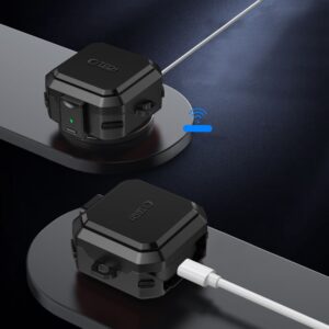 Tech-Protect CARBONOX MagSafe SAMSUNG Samsung Galaxy BUDS 4 / 4 PRO juodos spalvos - Image 5