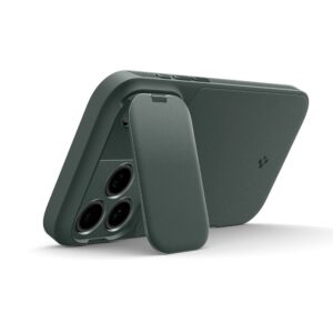 Spigen Optik Armor Mag MagSafe dėklas Apple iPhone 17 Pro Max Abyss žalios spalvos - Image 4