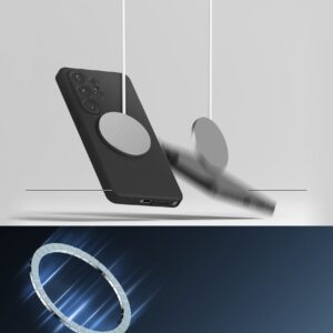 Ringke Silicone Magnetic MagSafe Samsung Galaxy S26 Ultra juodos spalvos - Image 6