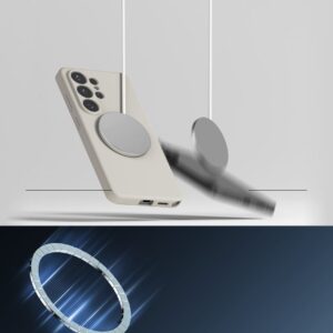 Ringke Silicone Magnetic MagSafe Samsung Galaxy S26 Ultra Stone - Image 7