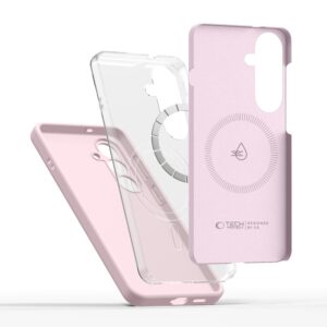 Tech-Protect Silicone MagSafe Samsung Galaxy S26 Pink Pearl - Image 7