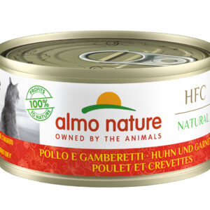 Almo Nature HFC Chicken with Shrimps konservai katėms su vištiena ir krevetėmis, 70 g - Image 1