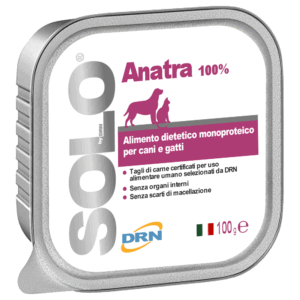 Solo konservai šunims ir katėms ,,Anatra'' su antiena, 100 g - Image 1