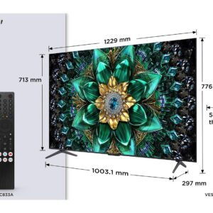 Televizorius|TCL|55 "|4K Ultra HD|3840 x 2160 pixels|Flat|16:9|QD-Mini LED|55Q6C