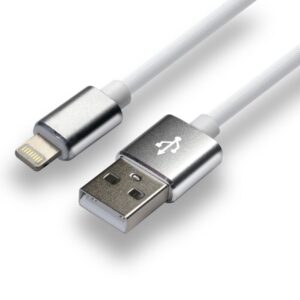 everActive USB Lightning laidas 1 m - Baltas, silikoninis, greito įkrovimo palaikymas, 2,4 A - CBS-1IW - Image 2