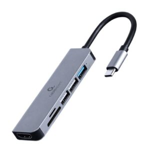 I/O ADAPTER USB-C TO HDMI/USB3/6IN1 A-CM-COMBO6-02 GEMBIRD