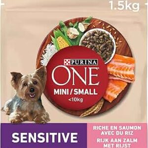PURINA ONE MINI Dog Sensitive Salmon & Rice 1,5kg