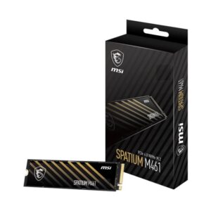 SSD|MSI|SPATIUM M461|1TB|M.2|PCIE|NVMe|3D NAND|Write speed 3200 MBytes/sec|Read speed 5000 MBytes/sec|2.15mm|TBW 250 TB|MTBF 1500000 hours|S78-440L1D0-P83
