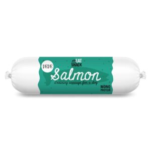 PAKA ZWIERZAKA Pepe Sausage Salmon - skanėstas šuniui - 200g