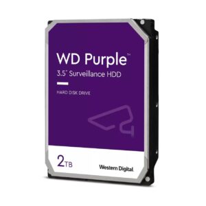 HDD|WESTERN DIGITAL|Purple|2TB|SATA|256 MB|3,5"|WD23PURZ