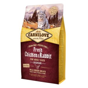 Carnilove Cat Fresh Chicken/Rabbit sausas maistas katėms, 2 kg