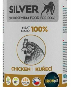 IRONpet Silver Dog Chicken vištienos konservai šunims, 200 g - Image 1