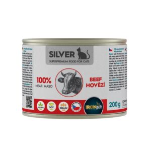 IRONpet Silver Cat Beef  konservai katėms su jautiena, 200 g