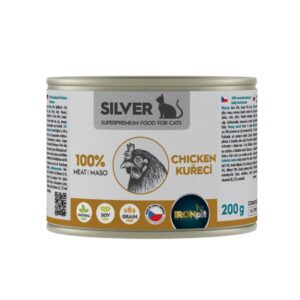 IRONpet Silver Cat Chicken konservai katėms  su vištiena, 400 g