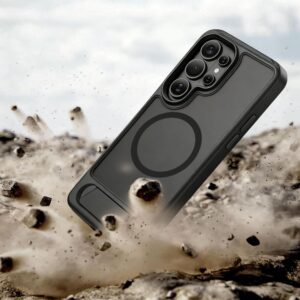 Tech-Protect MagRack MagSafe Samsung Galaxy S26 Ultra Matte juodos spalvos - Image 8