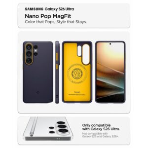 Spigen Nano POP MAG MagSafe dėklas Samsung Galaxy S26 Ultra Blueberry navy - Image 8