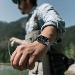 Tech-Protect MILANO VANGUARD APPLE WATCH 8 / 9 / 10 / 11 / SE / ULTRA (44 / 45 / 46 / 49 MM) juodos spalvos - Image 8