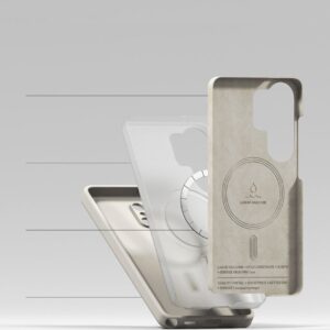 Ringke Silicone Magnetic MagSafe Samsung Galaxy S26 Ultra Stone - Image 8