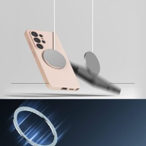 Ringke Silicone Magnetic MagSafe Samsung Galaxy S26 Ultra rožinio smėlio spalvos - Image 7