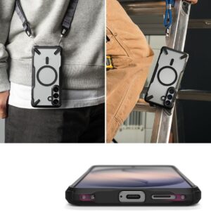 Ringke Fusion X dėklas Magnetic MagSafe Samsung Galaxy S26+ Plus juodos spalvos - Image 8