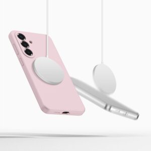Tech-Protect Silicone MagSafe Samsung Galaxy S26+ Plus Pink Pearl - Image 8