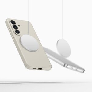 Tech-Protect Silicone MagSafe Samsung Galaxy S26 Cosmic Latte - Image 8