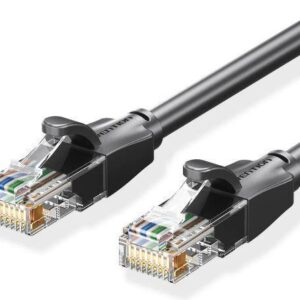 PATCH CABLE CAT.6 UTP/10M BLACK IBEBL VENTION