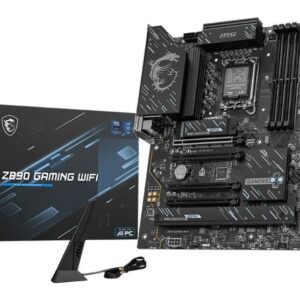 Mainboard|MSI|Intel Z890|LGA 1851 (Socket V1)|ATX|RAM DDR5-SDRAM|4xSlots|Wi-Fi Yes|Bluetooth Yes|3xNumber of M.2 (M) slots|Z890GAMINGWIFI