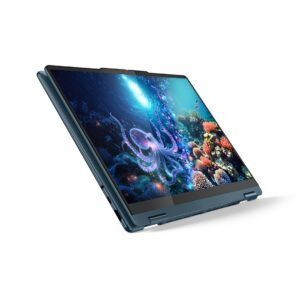 Lenovo Yoga 7 2-in-1 14AKP10 Copilot+ PC AMD Ryzen AI 5 340 Hibridinis (du viename) 35,6 cm (14") Lietimui jautrus ekranas WUXGA 16 GB LPDDR5-SDRAM 512 GB SSD Wi-Fi 7 (802.11be) Windows 11 Home Žalsvai mėlyna - Image 3