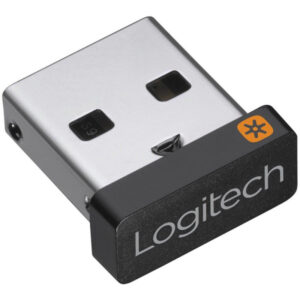 Imtuvas Logitech USB Unifying 910-005931, juodas/sidabrinis