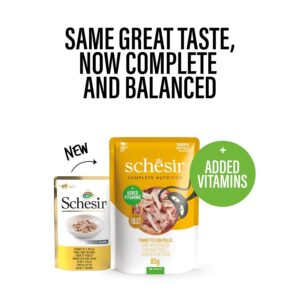 SCHESIR in jelly Tuna with chicken - šlapias kačių maistas - 85 g - Image 2