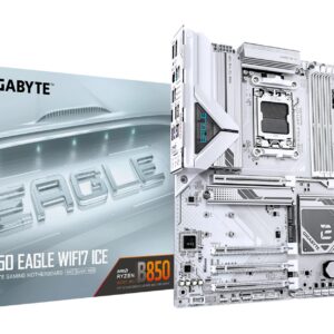 Mainboard|GIGABYTE|AMD B850|SAM5|ATX|Memory DDR5|Memory slots 4|B850EAGLEWF7ICE