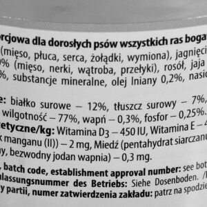 DOLINA NOTECI Premium Rich in lamb - Šlapias maistas šunims - 800 g - Image 3