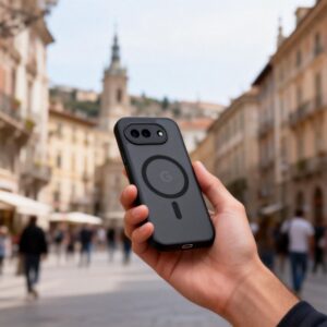 Tech-Protect MagMat MagSafe Google Pixel 10A Matte juodos spalvos - Image 4