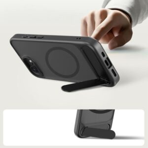 Tech-Protect MagRack MagSafe Apple iPhone 16E / 17E Matte juodos spalvos - Image 5