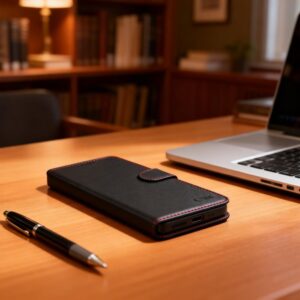 Tech-Protect Wallet Samsung Galaxy A57 5G juodos spalvos/raudonos spalvos - Image 8