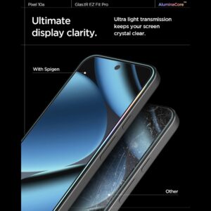 Grūdintas stiklas Spigen GLAS.TR "EZ FIT PRO AC" 2-PACK Google Pixel 10A SKAIDRUS - Image 9