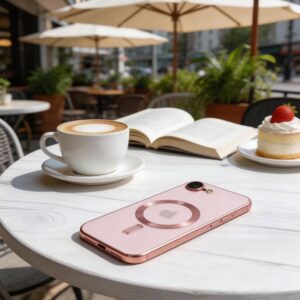 Tech-Protect MAGFLEX MagSafe dėklas Apple iPhone 16E / 17E ROŽINIO AUKSO SPALVOS - Image 9