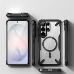 Ringke Fusion X dėklas Magnetic MagSafe Samsung Galaxy S26 Ultra juodos spalvos - Image 9